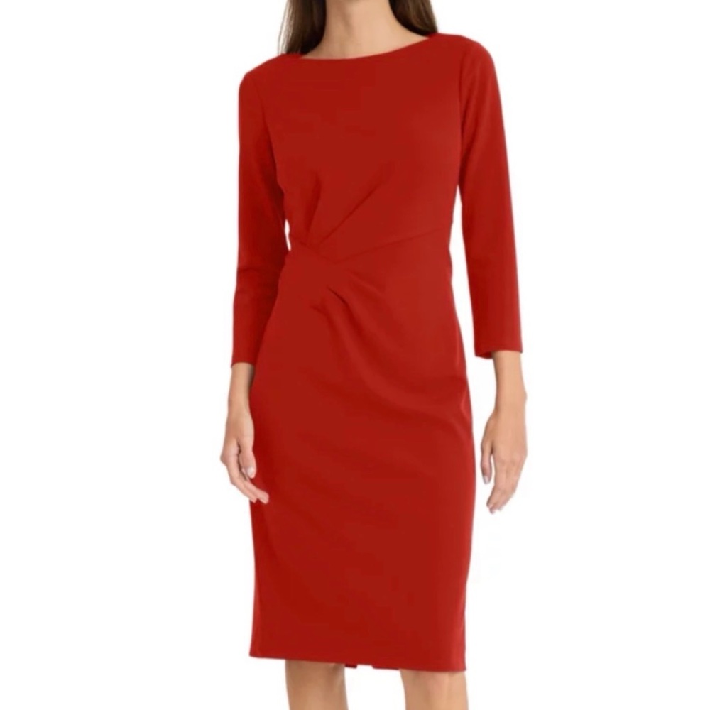 ❗️FINAL❗️ 🆕 MAGGY LONDON Long Sleeve Ruched Dress